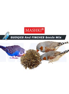 MASHKI Exclusive Seeds Mix For Budgies&Finches/16 Essential Ingredients/Multigrain Seed Oats Dry Adult, Senior, Young Bird Food (5 Kg), 1 Count  - Image 3