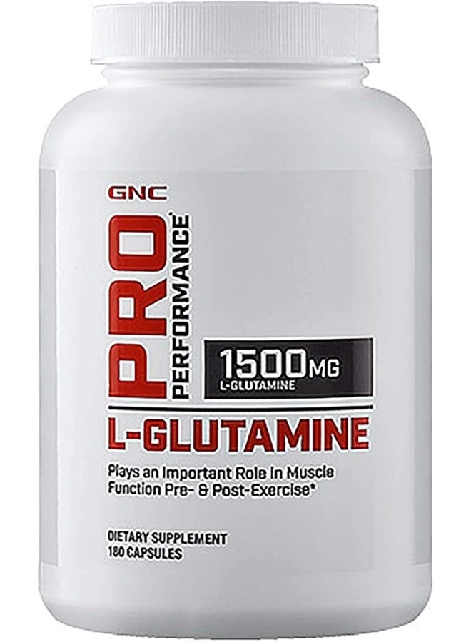 GNC PRO PERFORMANCE L-GLUTAMINE 1500 MG - Image 1