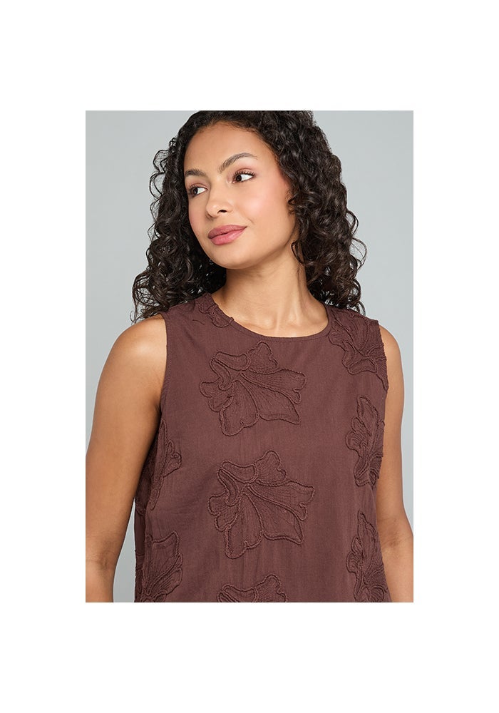 R&B Dori Embroidered Sleeveless Top - Image 4
