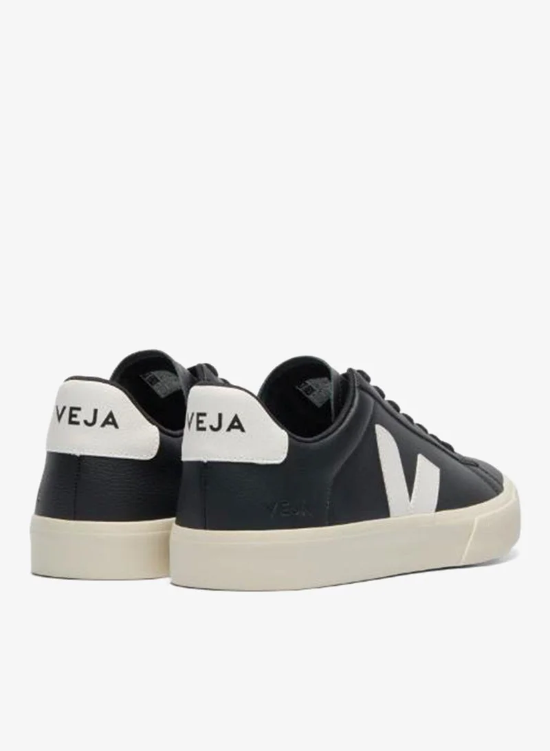 VEJA BLACK WHITE Campo Low Top Sneakers for Men | Best Price UAE