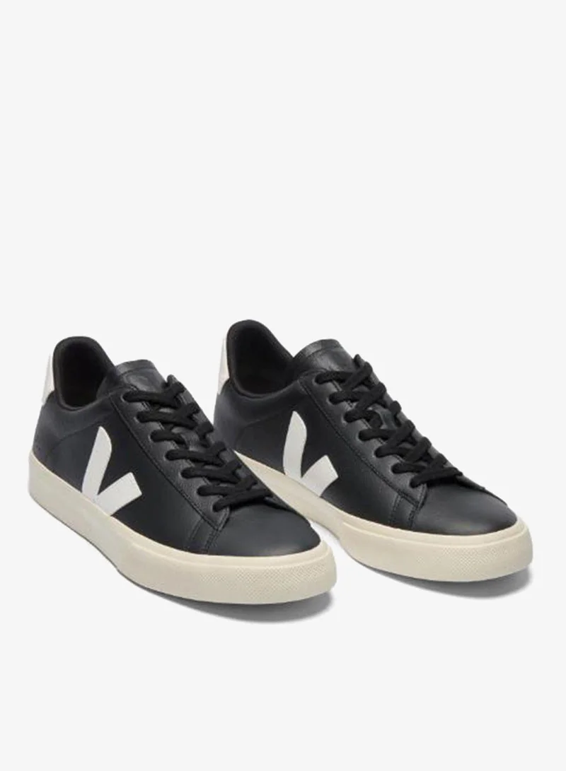 VEJA BLACK WHITE Campo Low Top Sneakers for Men | Best Price UAE