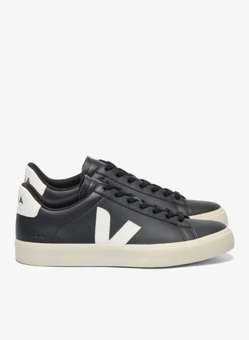 VEJA BLACK WHITE Campo Low Top Sneakers for Men | Best Price UAE
