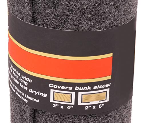 CE Smith - Trailer Roll Carpet - Boat & Trailer Accessories & Replacement Part - 11” x 12’ - Grey (11372) - Image 2