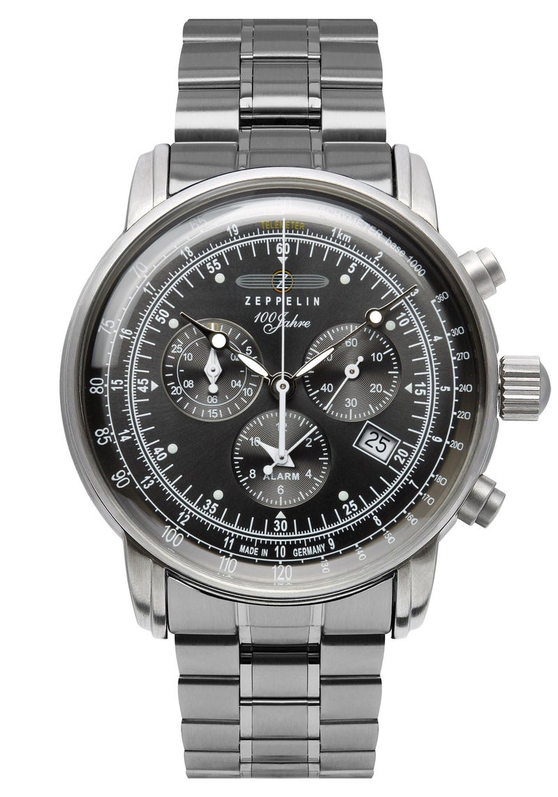 Zeppelin Men’s Quartz Chronograph with Metal Strap - Image 3