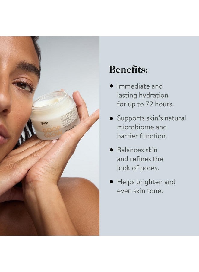 Goop Beauty 72Hour Hydrating Water Cream Matte Moisturizer For All Skin Types Niacinamide & Fermented Astragalus Root Hydrating Face Cream To Plump Firm & Reduce The Look Of Pores 1.7 Fl Oz - Image 2