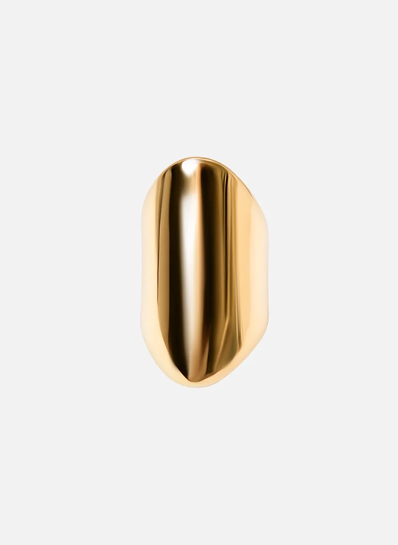 Lichi  Wide ring in smooth metal for Women | Best Price UAE