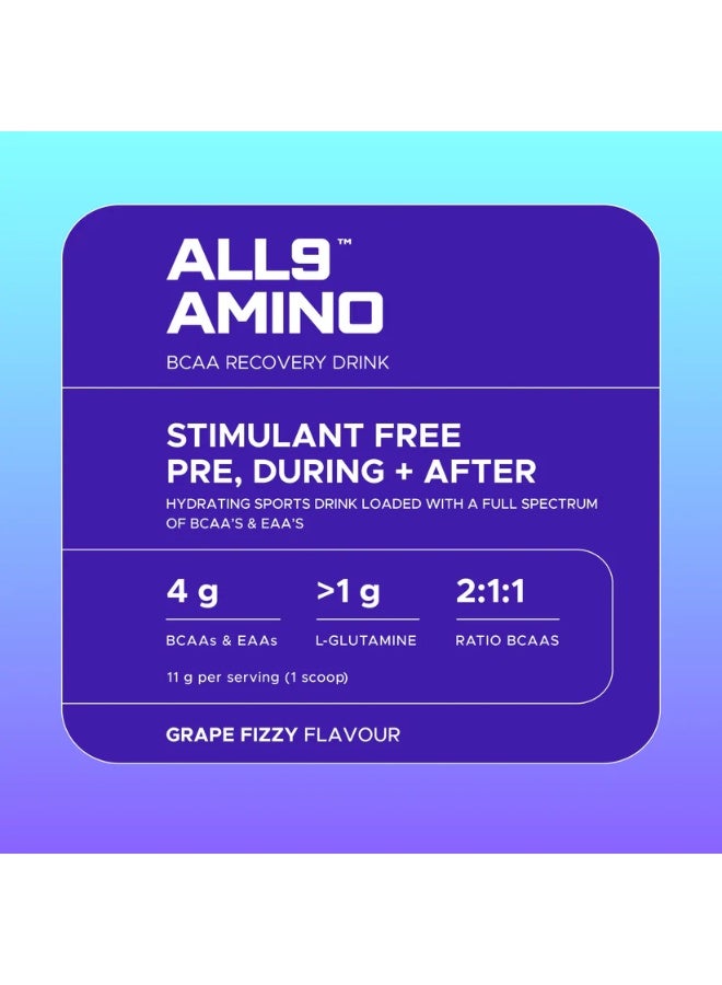 Usn ALL 9 Amino 330g Pineapple Flavor - Image 2