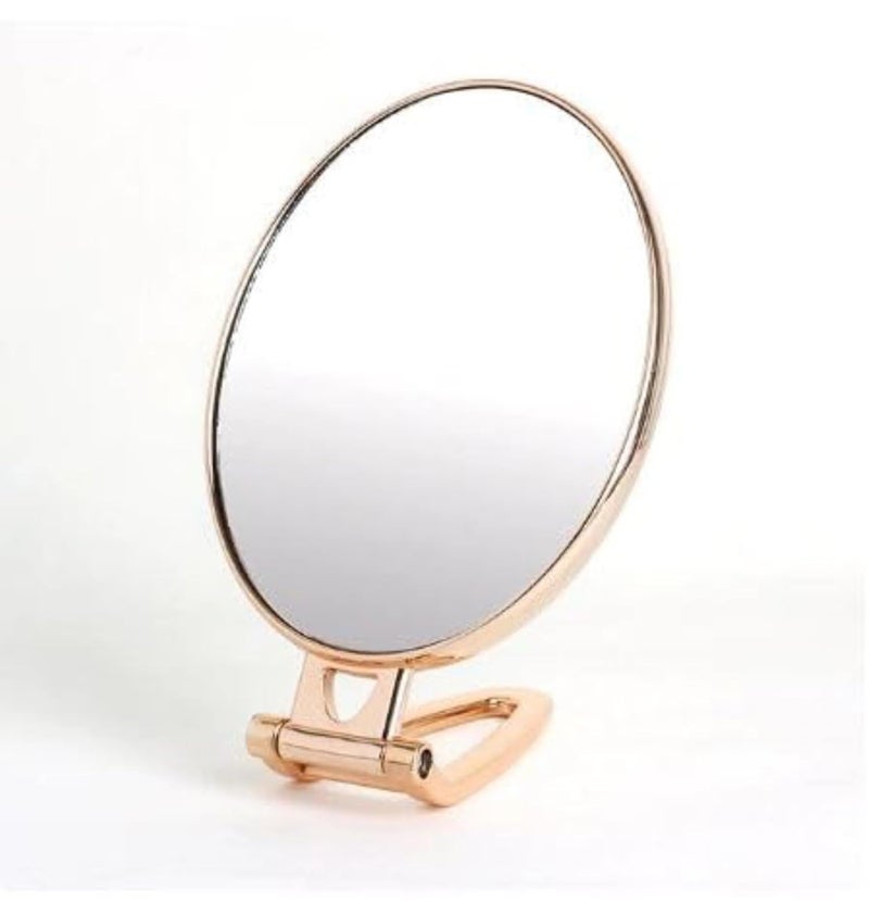 BIRMON BIRMON Handheld Mirror Decorative Portable Handheld with Small Handle Cosmetic Mirror Double Sided Attractive Frame Magnifying Handheld Antique for Travel Multicolor  - Image 1