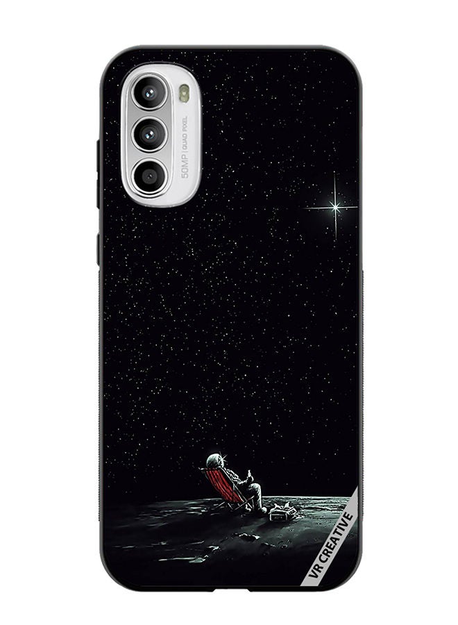 VR CREATIVE Protective Case Cover For Motorola Moto G82 Galaxy Star Space Design Multicolour - Image 1