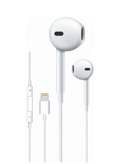 Headphones with Lightning Connector, Built-in Microphone & Volume Control, High Bass Stereo Wired Earphones for iPhone, iPad (iphone Earphones)