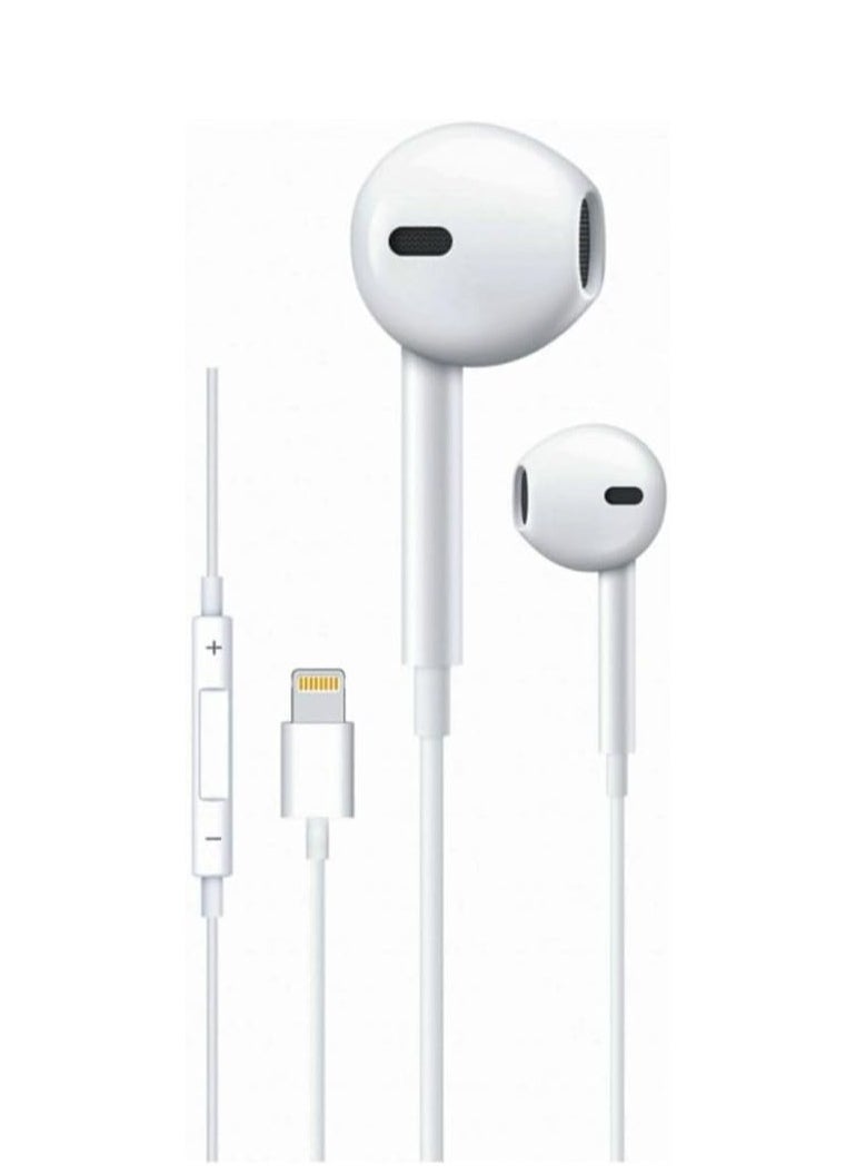 LIMITLESS - Headphones with Lightning Connector, Built-in Microphone & Volume Control, High Bass Stereo Wired Earphones for iPhone, iPad (iphone Earphones) - Image 1