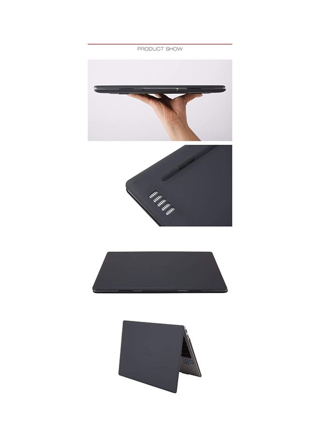 NIBEMINENT Matte Soft Touch Laptop Case For Huawei Matebook X pro 2020 Black - Image 5