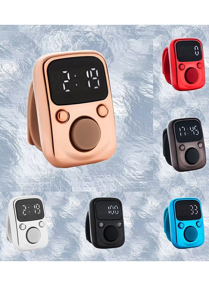 Rechargeable Digital Finger LED Electronic Hand Tally Timer Counter - Image 3