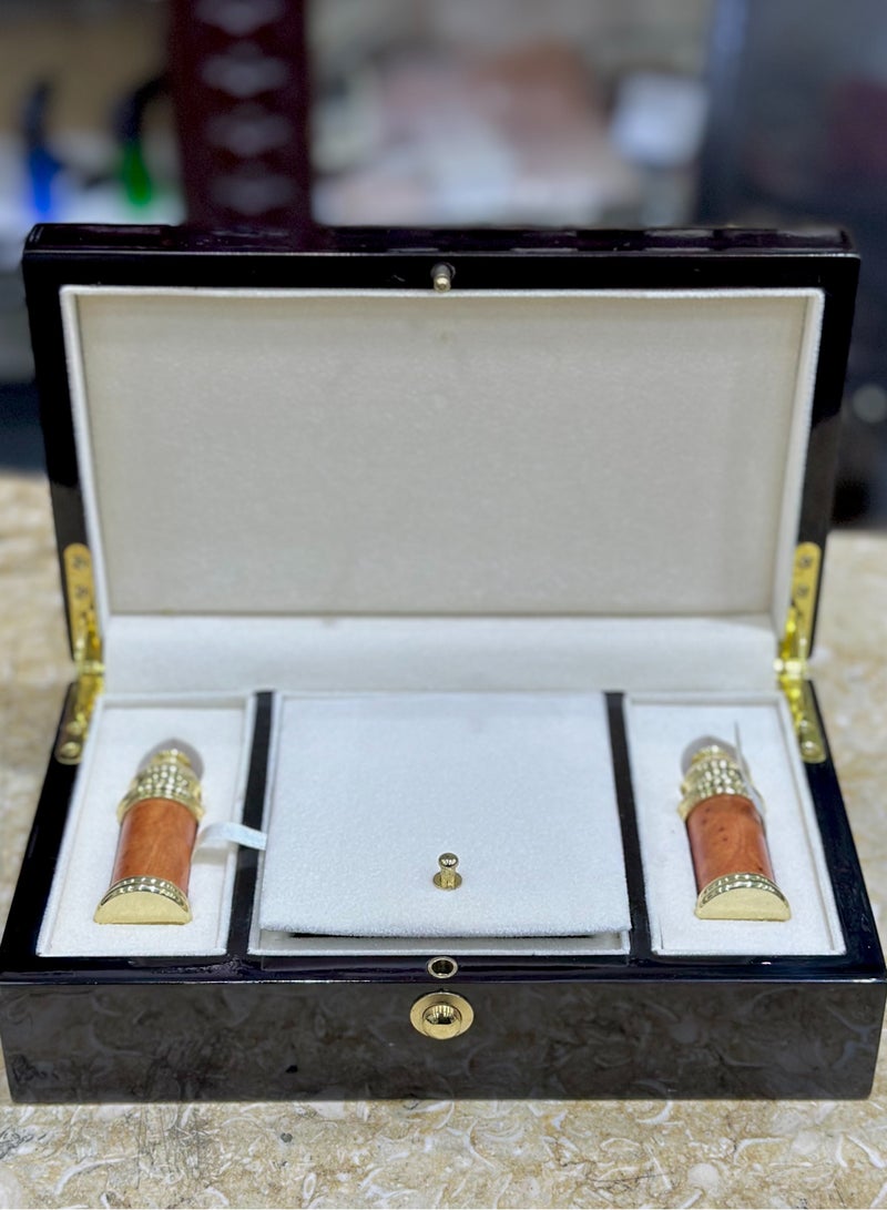 عود موروكي عود بريميوم 60 جرام، مخلطة عود 6 مل، العود العربي 6 مل - Image 2