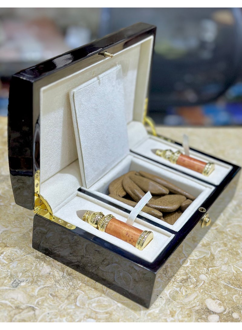 عود موروكي عود بريميوم 60 جرام، مخلطة عود 6 مل، العود العربي 6 مل - Image 4