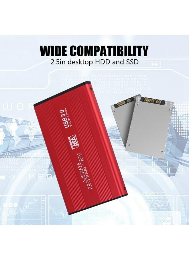 Thoraya - 2.5in HDD External HDD Enclosure 270MB/S Reading 480Mbps Data Transmission USB3.0 HDD Enclosure - Image 1