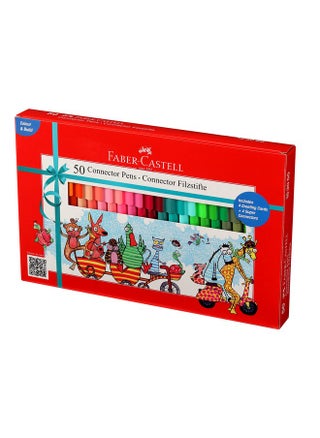 Connector Medium Point Tip Pen Set - Pack Of 50 (Assorted) - pzsku/Z007085A475AC0BE70CA0Z/45/_/1727768314/1331c87b-4bcf-40c4-a251-601489643e36