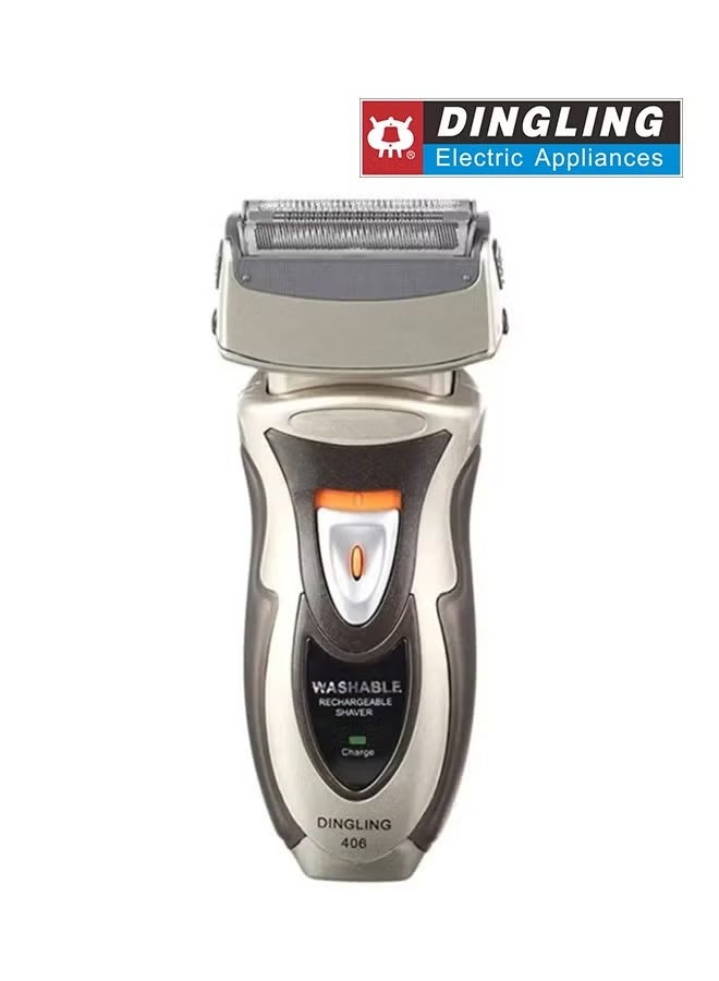 DINGLING Wet And Dry Electric Shaver Gold 5.5cm - Image 1