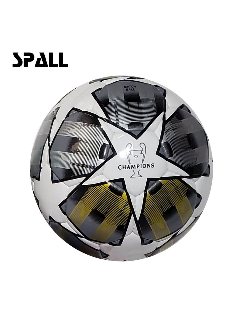 Spall Football Soccer Ball For Matches World Cup Best Indoor/Outdoor Water Proof Ball For Professional Training And Match Men And Women Youth And Adult - Image 1