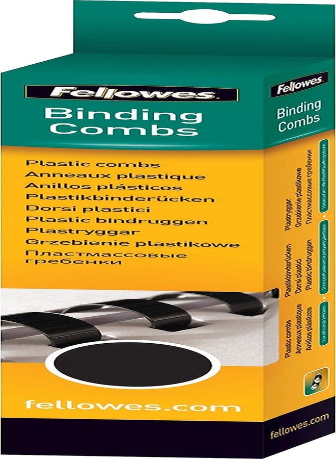 Fellowes Plastic Comb Binding Spines, 5/16 Inch Diameter, White, 40 Sheets, 100 Pack (52508) - Image 1
