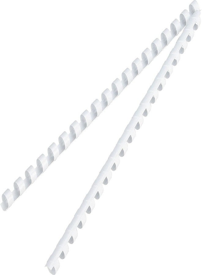 Fellowes Plastic Comb Binding Spines, 5/16 Inch Diameter, White, 40 Sheets, 100 Pack (52508) - Image 4