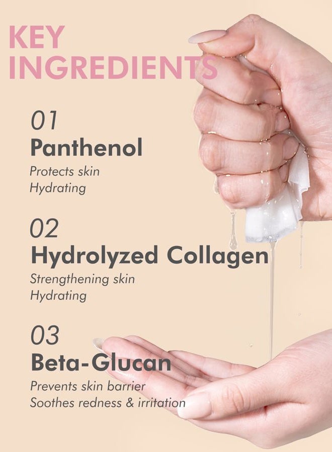 DERMAL Collagen Essence Facial Mask Sheet 23g Pack of 10 - Moisturizing & Firming, Anti Wrinkle, For Healthy Dewy Skin, Daily Skin Treatment Solution Sheet Mask - Image 4