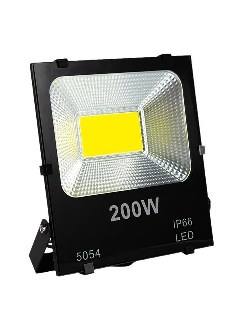 ماركة غير محددة كشاف ضوء شمسي خارجي بقوة 200 واط - مصباح أمان LED مقاوم للماء مع جهاز تحكم عن بعد، لومن عالي، إضاءة من الغسق إلى الفجر للحديقة والجراج والفناء  - Image 1