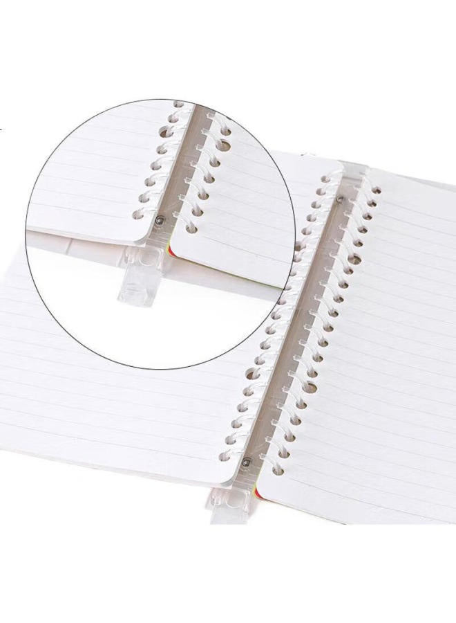 Kokuyo Pastel Cookie A5 Loose-Leaf Notebook Campus Refill Paper, 5 Colors, Index Dividers, 40 Sheets, Yellow, Wsg-Rucp12Ny - Image 2