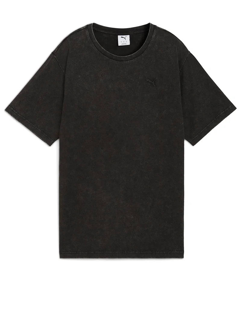 PUMA Women's tee Elevated Essentials Acid Wash