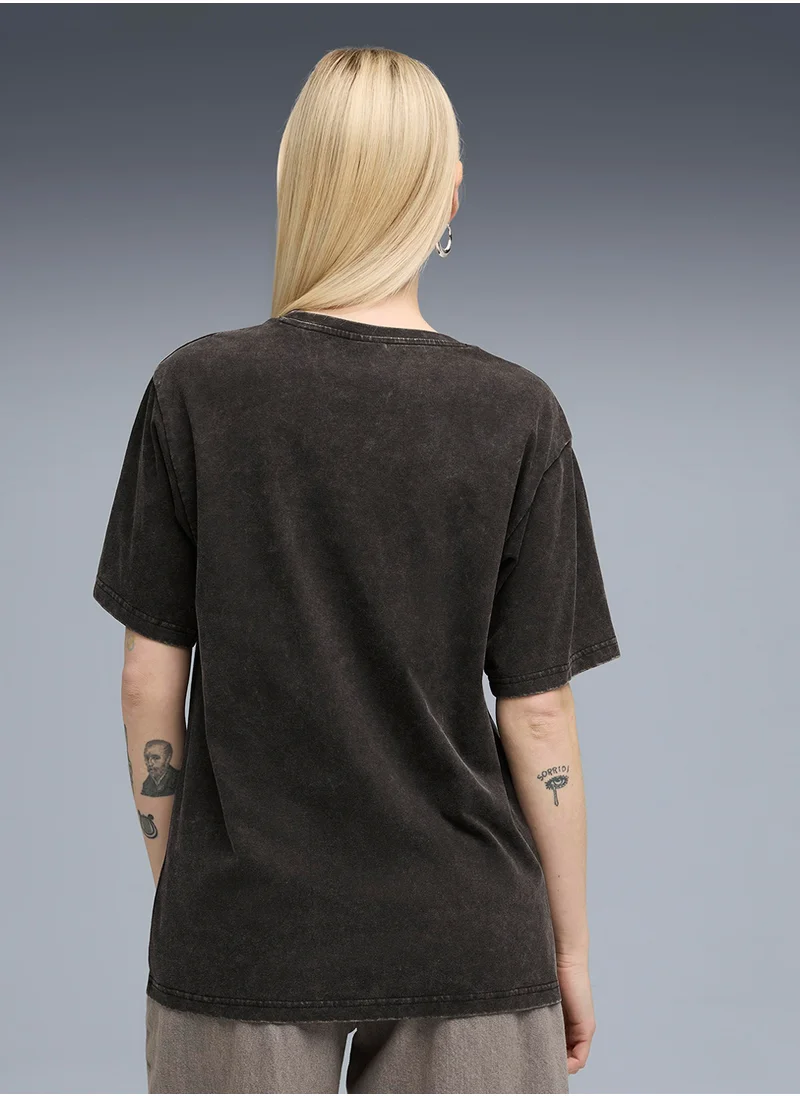 بوما Women's tee Elevated Essentials Acid Wash