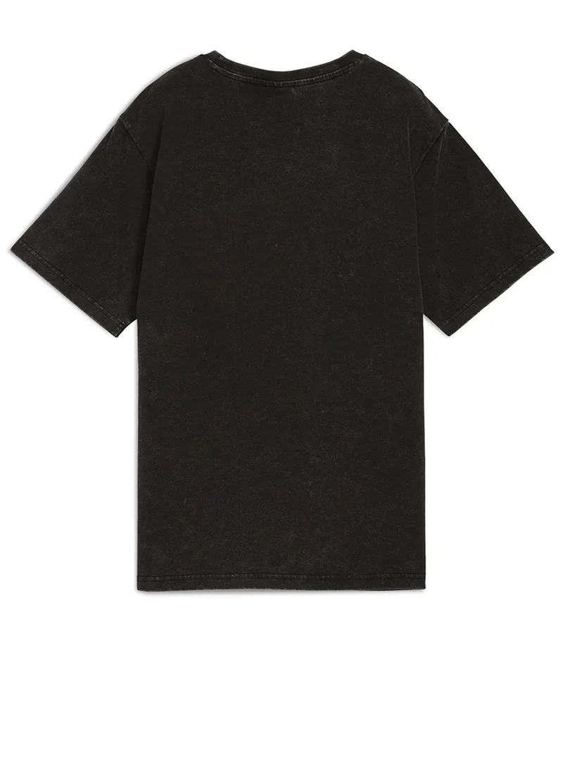 PUMA  Women's tee Elevated Essentials Acid Wash for Women | Best Price UAE
