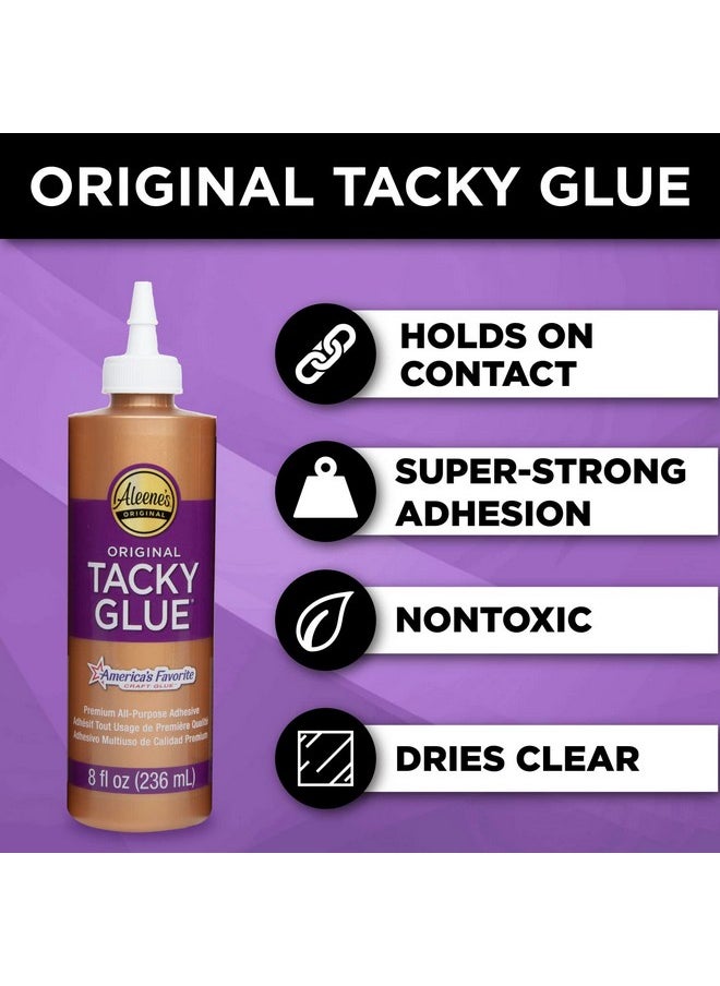 Aleene's 3 Pack 8 Oz Tacky Glue 8 Fl Oz Original Version 3 Count  - Image 3