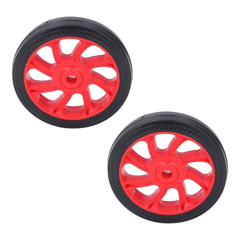 Universal Replacement 6 Inch Rubber Wheels for Air Compressor Mobility - Image 2