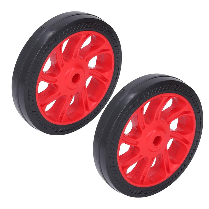 Universal Replacement 6 Inch Rubber Wheels for Air Compressor Mobility - Image 4