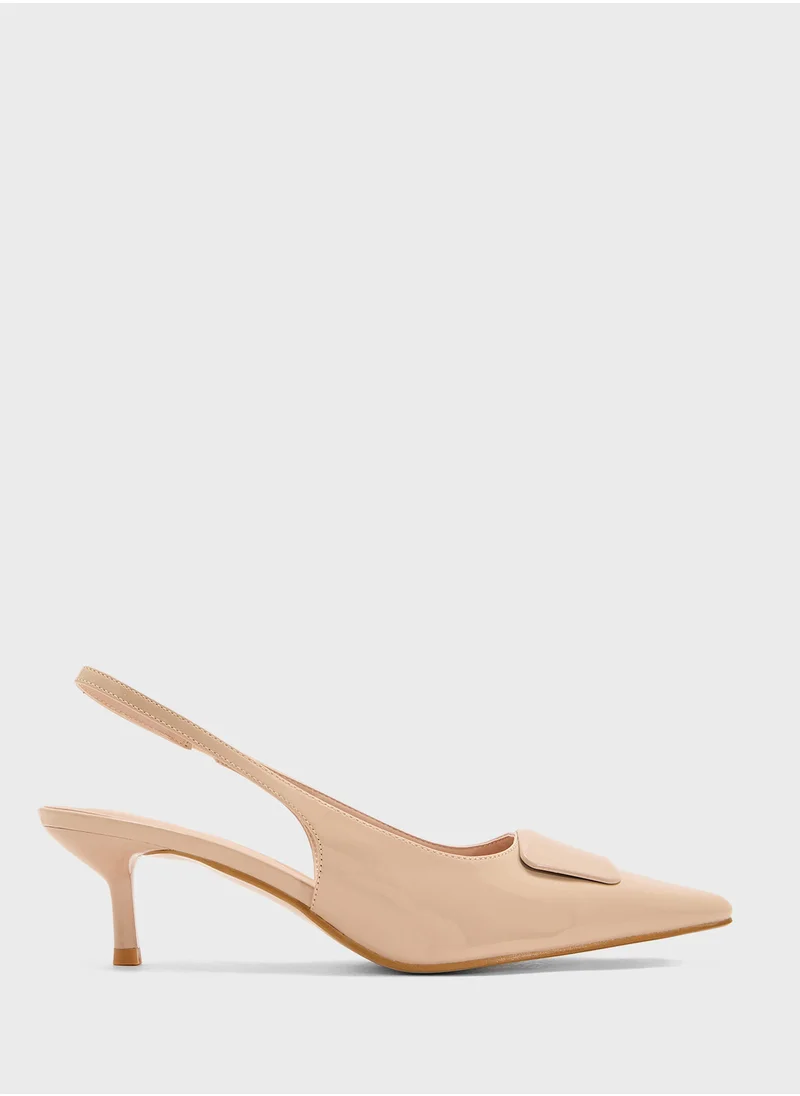 بيتك ستيبس Pointed Sling Back Pump