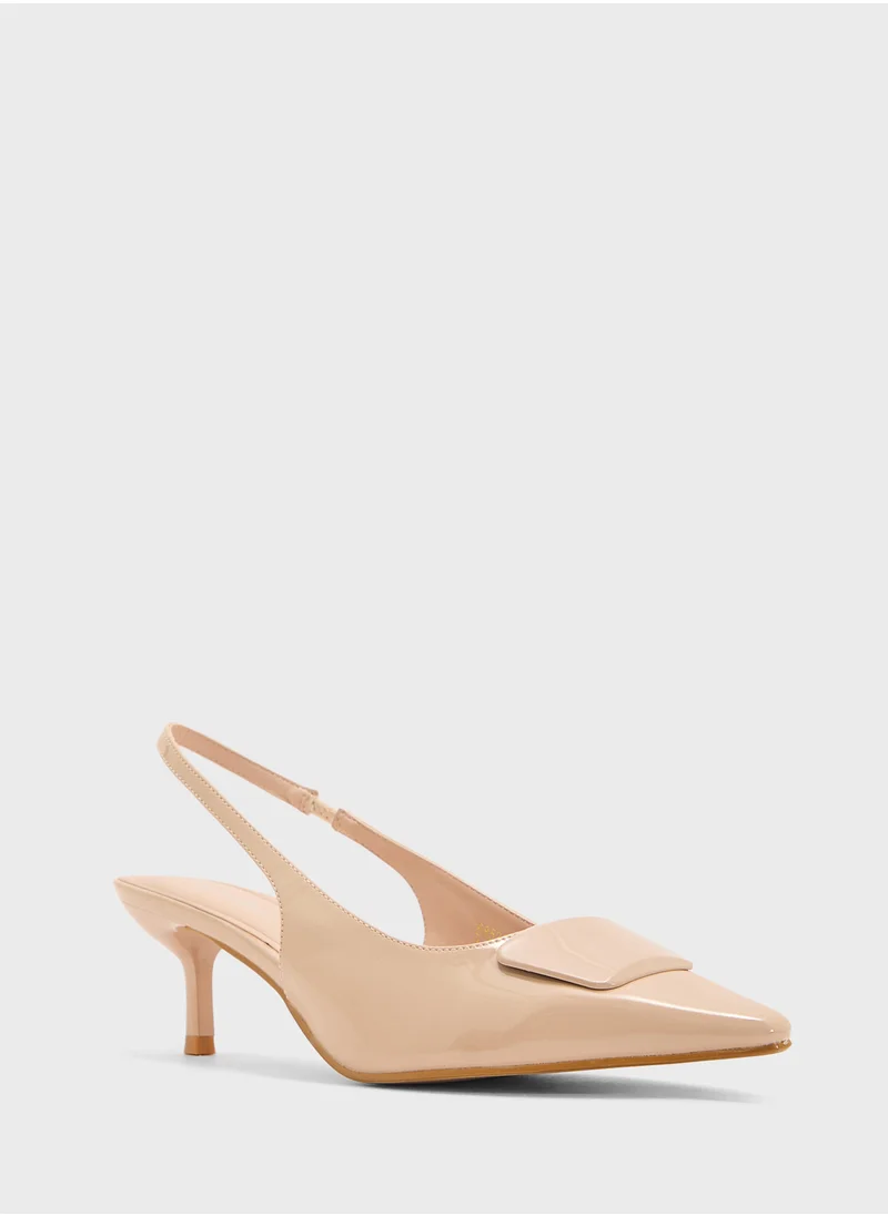 بيتك ستيبس Pointed Sling Back Pump