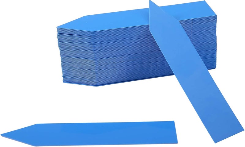 Mihey 1000 Pcs 4 Inch Garden Plant Labels, Plastic Nursery Tags Waterproof Pot Seed Markers, Blue - Image 3