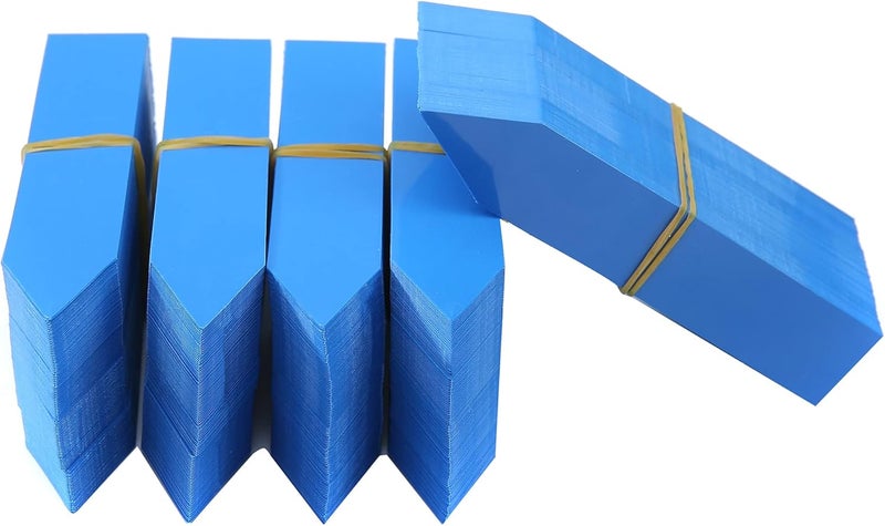 Mihey 1000 Pcs 4 Inch Garden Plant Labels, Plastic Nursery Tags Waterproof Pot Seed Markers, Blue - Image 2