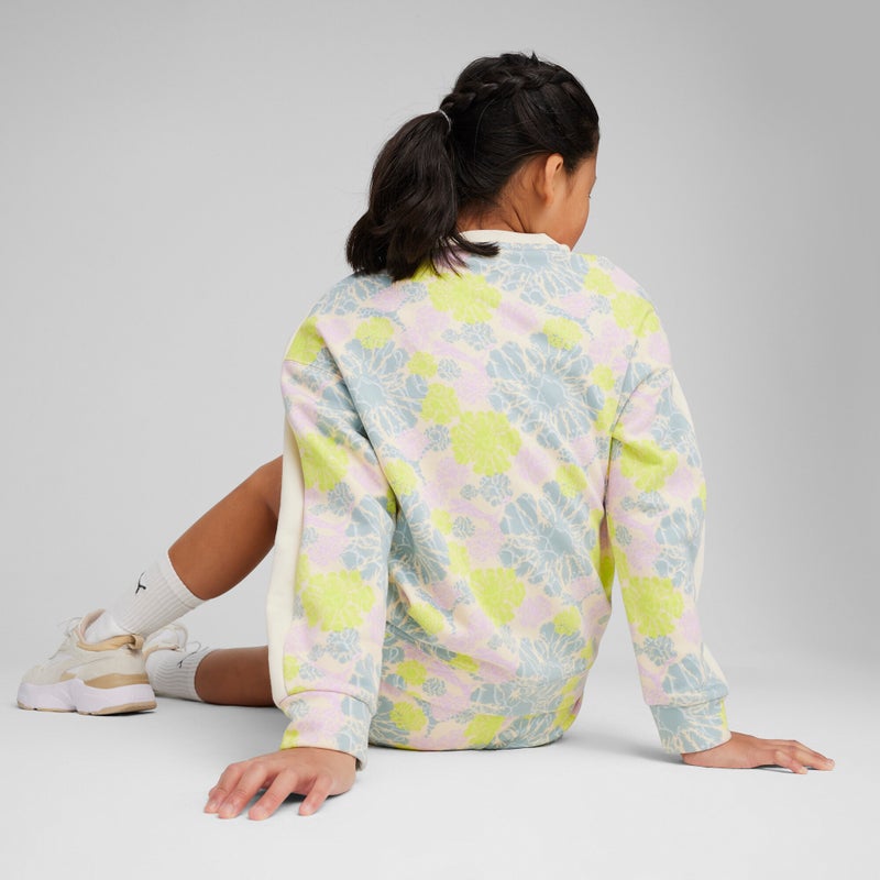 بوما سويت شيرت للفتيات T7 SNFLR - Image 2