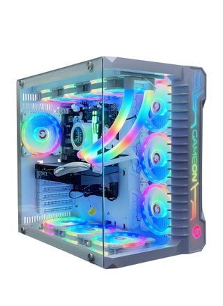 كمبيوتر ألعاب بمعالج Intel Core i5-12400F، ولوحة أم H610M-E D4، وذاكرة وصول عشوائي DDR4 سعة 16 جيجابايت RGB، و1 تيرابايت M.2 SSD، وبطاقة رسومات NVIDIA GeForce RTX 3060، ومبرد مياه 360 درجة، وحقيبة 7 مراوح باللون الأبيض مع نظام التشغيل Windows 11 Pro - pzsku/Z0071063A28A4A5CEEDCBZ/45/_/1720168598/8586d557-f3ec-4727-9986-e5ce6881e196