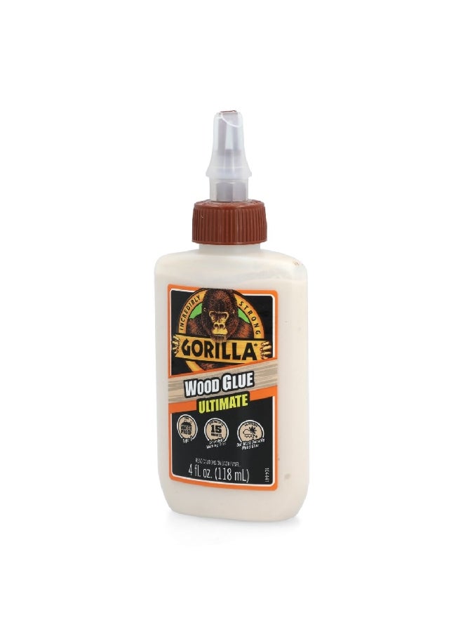 Gorilla Fast-Acting High Performance Ultimate Wood Glue Tan 4 fl oz 104397 - Image 4