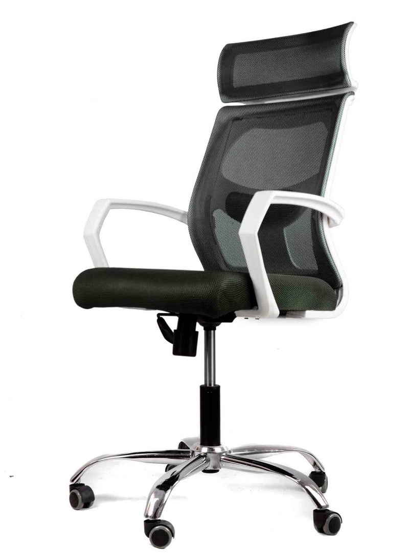 elhelow style Manager Chair Full 50X50X110 Cm -Black  - Image 1