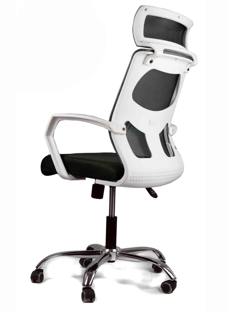 elhelow style Manager Chair Full 50X50X110 Cm -Black  - Image 2