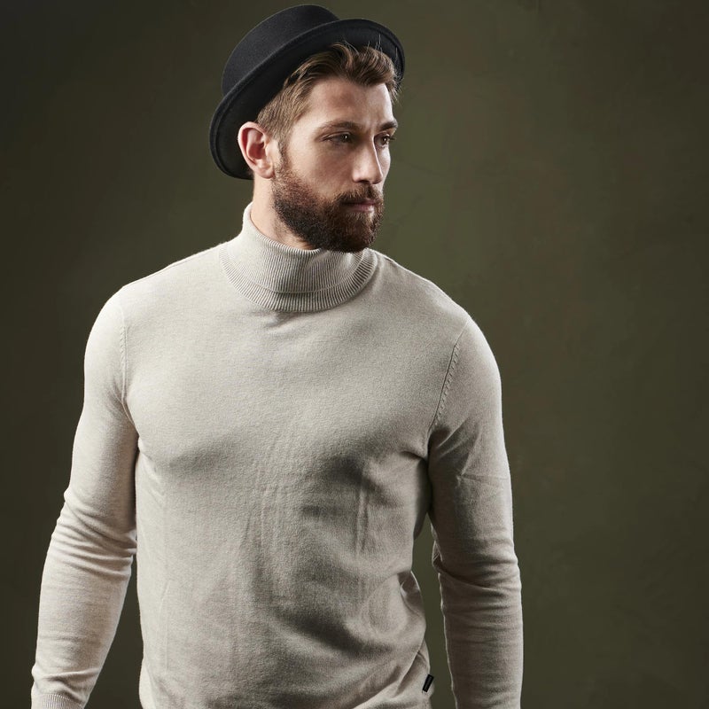 CXQRR Mens-Pork-Pie-Hat Flat-Top-Bowler-Hat Wool-Fedora-Hat for Women - Image 5