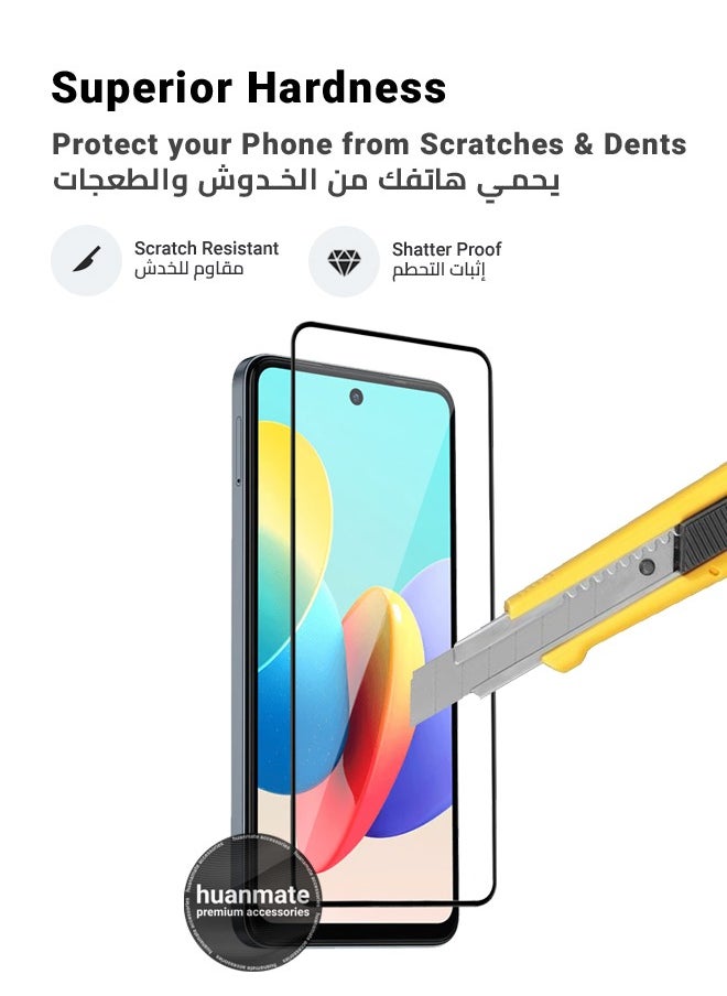 2 Pieces Tecno Spark 20C Screen Protector – Premium Edge to Edge Tempered Glass, High Transparency, Delicate Touch, Anti-Explosion, Smooth Arc Edges, Easy Installation