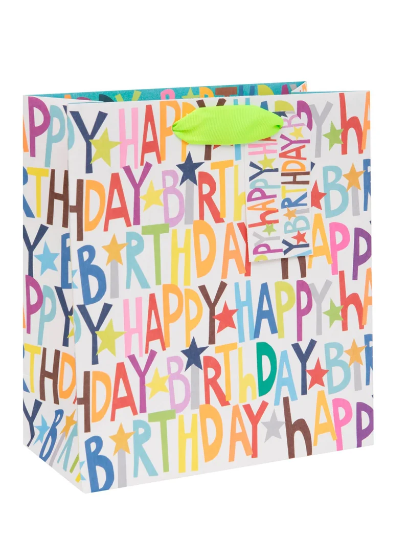 Glick Multicolor Birthday Gift Bag Printed