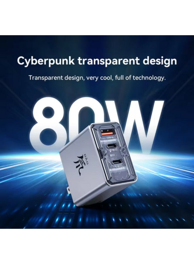 ريد ماجيك شاحن ريد ماجيك داو 80 واط ب 3 مخارج - Image 2