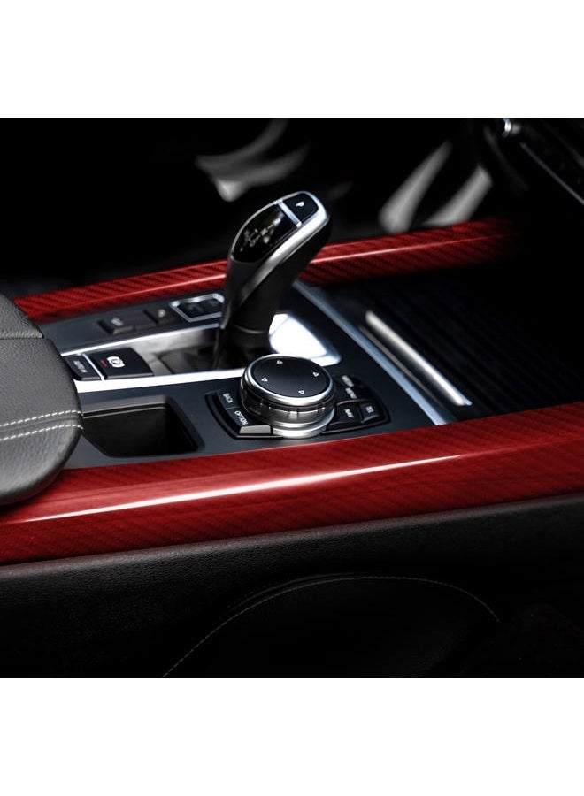 VViViD Epoxy Gloss Carbon Fiber Red Demon Vinyl Wrap Film Roll (1ft x 5ft) Interior Use Only - Image 2