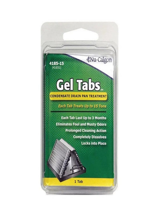 nu calgon Nu-Calgon 4185-15 Gel Tabs - 15 Ton Tab (1 ct. Package) - Image 1