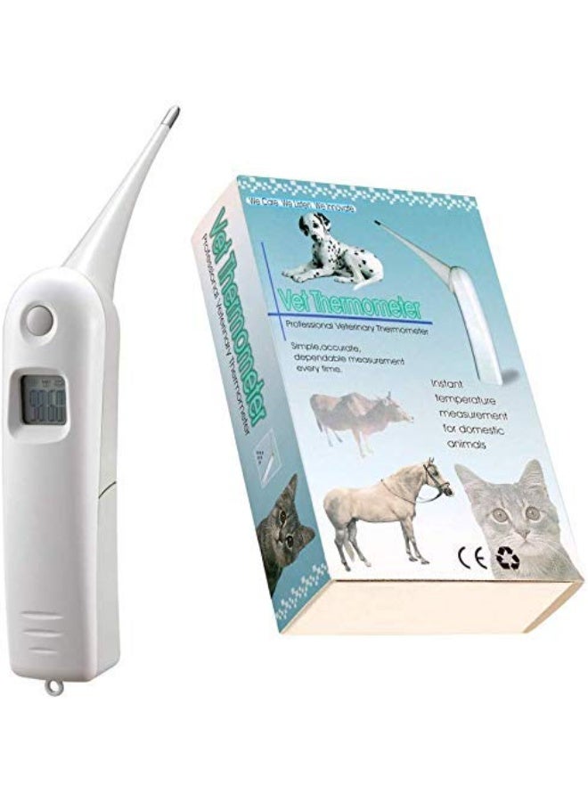 Pet Thermometer Dog Thermometer, Fast Digital Veterinary Thermometer, Pet Thermometer for Dogs, Cats, Horse,Cattle, Pigs,Birds, Sheep.(Battery Included) - Image 4